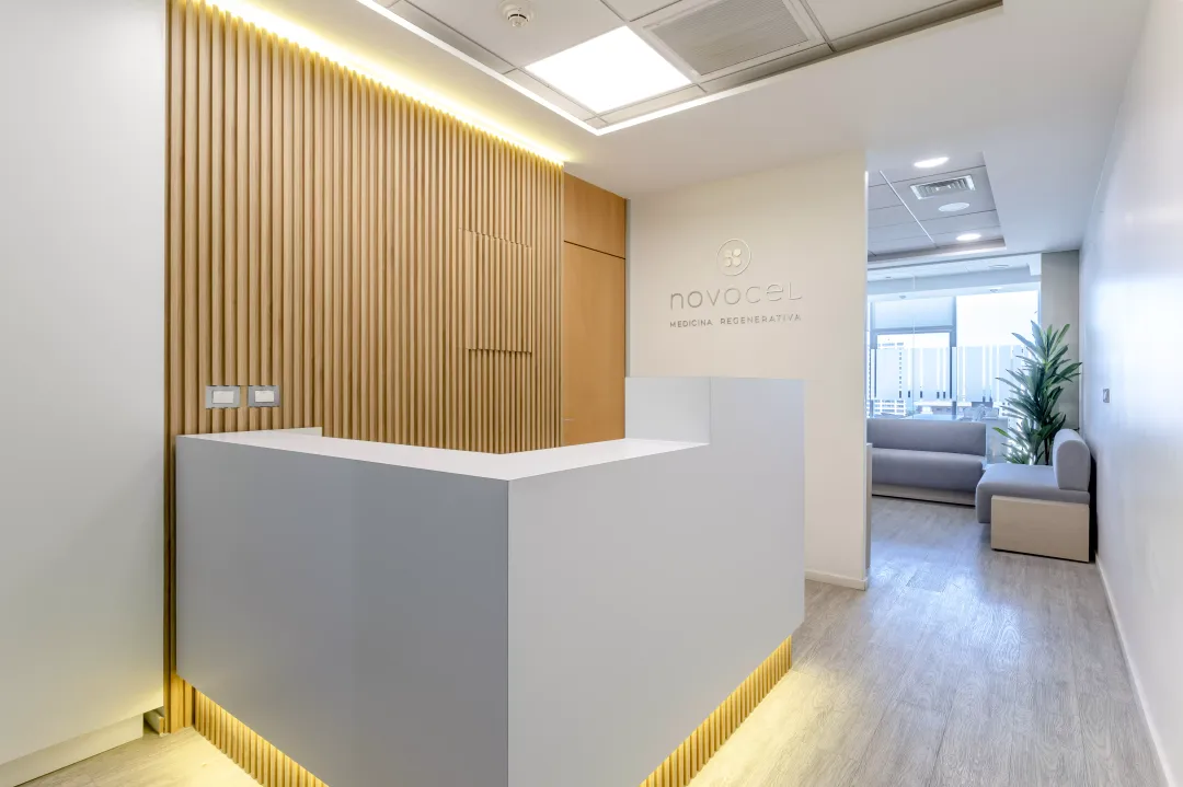 Recepción de Clínica Novocel